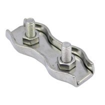 Drahseilklemme duplex 8mm Edelstahl A4 1 Stück