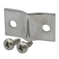 Drahtgitter-bügel Edelstahl A2 4x16mm mit Schrauben 6 Stück