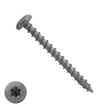 Dynaplus Spanplattenschrauben 4,5x50mm AR-Coating Grau Linsenkopf TORX 200 Stück