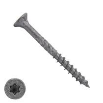 Dynaplus Spanplattenschrauben 4,5x60mm Teilgewinde AR-Coating Grau Senkkopf TORX 200 Stück