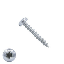 Dynaplus Spanplattenschrauben 5x30mm verzinkt Linsenkopf TORX 200 Stück