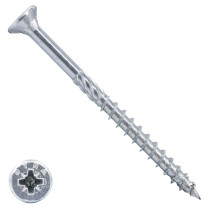 Dynaplus Spanplattenschrauben 6x180mm Teilgewinde verzinkt Senkkopf POZI 100 Stück