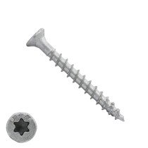 Dynaplus Beslagschrauben 4x40mm AR-Coating Silber Senkkopf TORX 200 Stück