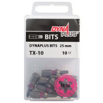 Dynaplus bit TORX-10 ROSA 25mm 10 Stück