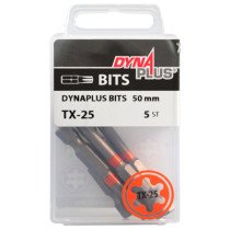 Dynaplus bit TORX-25 ORANGE 50mm 5 Stück