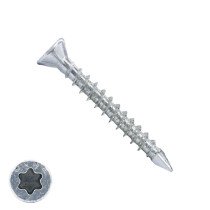 Dynaplus Dielenschrauben 3,5x35mm verzinkt Senkkopf TORX 200 Stück