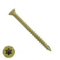 Dynaplus Glasleistenschrauben 3,5x50mm Teilgewinde AR-Coating Bronze Senkkopf TORX 200 Stück