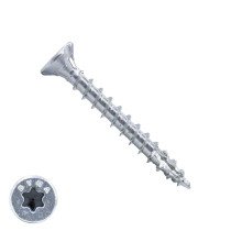 Dynaplus Holzbauschrauben 6x40mm verzinkt Senkkopf mit Cut-Spitze TORX 100 Stück