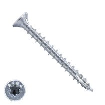 Dynaplus Holzbauschrauben 6x50mm verzinkt Senkkopf mit Cut-Spitze TORX 100 Stück