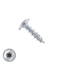 Dynaplus Rückwandschrauben 3x17mm verzinkt Senkkopf TORX 200 Stück