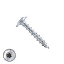 Dynaplus Rückwandschrauben 3x30mm verzinkt Senkkopf TORX 200 Stück