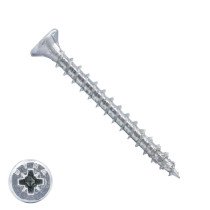 Dynaplus Spanplattenschrauben 3,5x50mm verzinkt Senkkopf POZI 200 Stück
