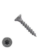 Dynaplus Spanplattenschrauben 4,5x25mm AR-Coating Grau Senkkopf TORX 200 Stück