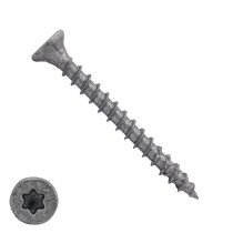 Dynaplus Spanplattenschrauben 4,5x50mm AR-Coating Grau Senkkopf TORX 200 Stück