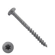 Dynaplus Spanplattenschrauben 4,5x60mm Teilgewinde AR-Coating Grau Linsenkopf TORX 200 Stück