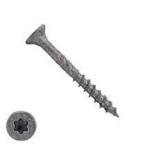 Dynaplus Spanplattenschrauben 4x40mm Teilgewinde AR-Coating Grau Senkkopf TORX 200 Stück