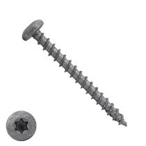 Dynaplus Spanplattenschrauben 4x50mm AR-Coating Grau Linsenkopf TORX 200 Stück