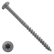 Dynaplus Spanplattenschrauben 6x100mm Teilgewinde AR-Coating Grau Linsenkopf TORX 100 Stück