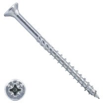 Dynaplus Spanplattenschrauben 6x150mm Teilgewinde verzinkt Senkkopf POZI 100 Stück