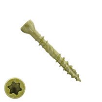 Dynaplus Terrassenschrauben 5x40mm Teilgewinde AR-Coating Bronze Fräskopf mit Cut-Spitze TORX 200 Stück