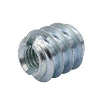 Einschraubmuttern M6 x 10 x 12mm verzinkt DIN7965 20 Stück