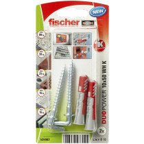 fischer Duopower Dübel 10x50 WH K mit winkelhaken 2 Stück