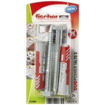 fischer Duopower Dübel 14x70 S mit Schlüsselschrauben 2 Stück