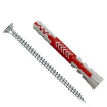 fischer Duopower Dübel 8x65 S mit Schrauben 25 Stück
