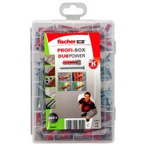 fischer Sortimentskasten profi-box duopower mit Schrauben