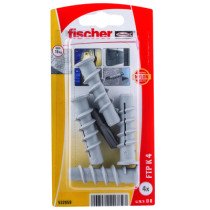 fischer Turbo Porenbetondübel FTP K4 4 Stück