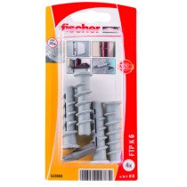 fischer Turbo Porenbetondübel FTP K6 4 Stück