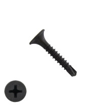 Gipsplattenschrauben 3,5x25mm phosphatiert mit Bohrspitze PH 1000 Stück
