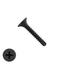 Gipsplattenschrauben 3,5x25mm phosphatiert mit Bohrspitze PH 1000 Stück