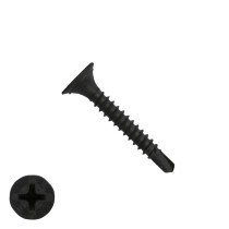 Grabber Schnellbauschrauben 3,5x25mm phosphatiert mit Bohrspitze Feingewinde mit PH2 1000 Stück