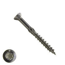 Holzbauschrauben CSK 4,0x35/24mm Edelstahl C1 Fräskopf TORX 200 Stück