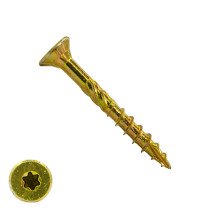 Holzbauschrauben 4x45mm gelb verzinkt Senkkopf TORX 500 Stück