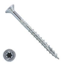 Holzbauschrauben 5x80mm verzinkt Senkkopf TORX-25 200 Stück