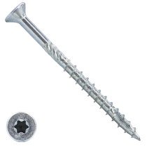 Holzbauschrauben 8x100mm verzinkt TORX-40 Senkkopf Teilgewinde 50 Stück