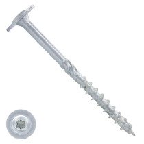 Holzbauschrauben 8x450/100mm verzinkt Tellerkopf TORX 25 Stück