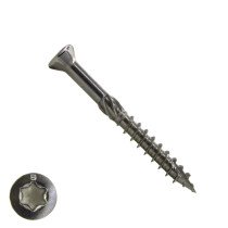 Holzbauschrauben CSK 4,0x40/24mm Edelstahl C1 Fräskopf TORX 200 Stück