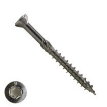 Holzbauschrauben CSK 4,0x50/30mm Edelstahl C1 Fräskopf TORX 200 Stück