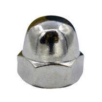 Hutmuttern M3 DIN1587 Edelstahl A4 200 Stück