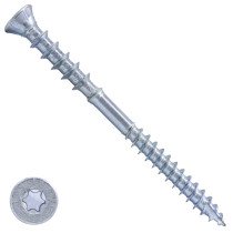 Justierschrauben 6x130mm (0-80mm) verzinkt Senkkopf mit Cut-Spitze TORX 100 Stück