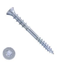 Justierschrauben 6x60mm (0-10mm) verzinkt Senkkopf mit Cut-Spitze TORX 200 Stück