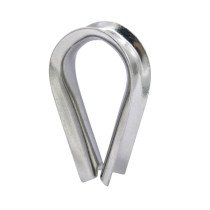 Kausche 8mm Edelstahl A4 1 Stück