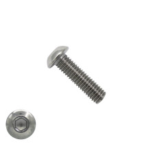 Linsenschrauben inbus M5 x 35mm Edelstahl A2 ISO7380-1 100 Stück