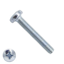 Linsenschrauben mit Kreuzschlitz M5 x 45mm DIN7985 verzinkt philips 200 Stück