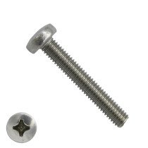 Linsenschrauben mit Kreuzschlitz M5 x 40mm DIN7985 Edelstahl A2 philips 200 Stück