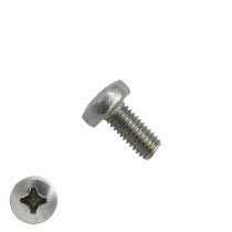 Linsenschrauben mit Kreuzschlitz M5 x 8mm DIN7985 Edelstahl A2 philips 200 Stück
