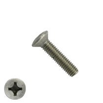 Linsensenkschauben mit Kreuzschlitz M5 x 30mm DIN966 Edelstahl A2 philips 200 Stück